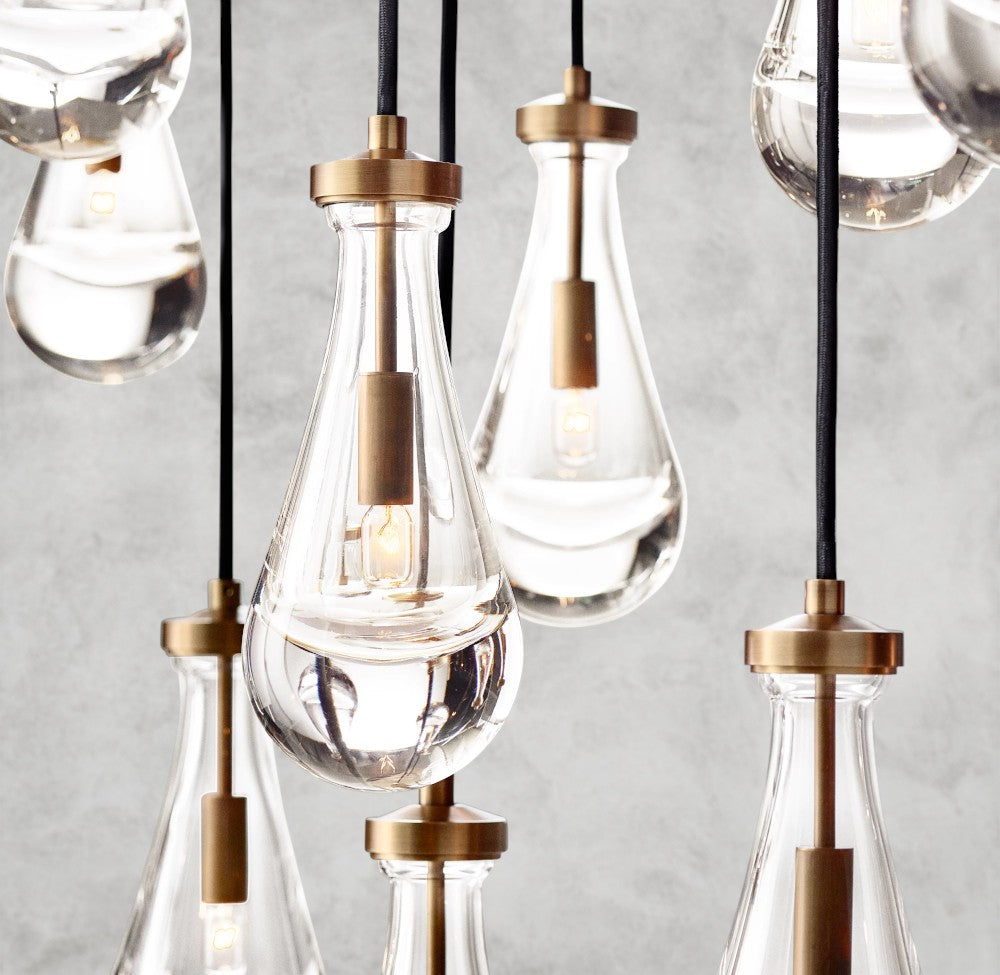 Rain Rectangular Chandelier 54", 72"